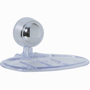 Saboneteira KBM Cromada/Cristal – Astra